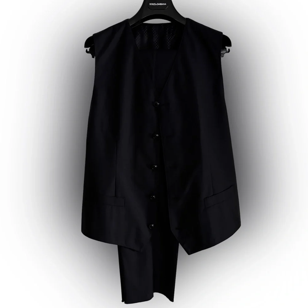 Dolce & Gabbana Dark Blue Double Breasted 3 Piece MARTINI Suit - Picture 2 of 6